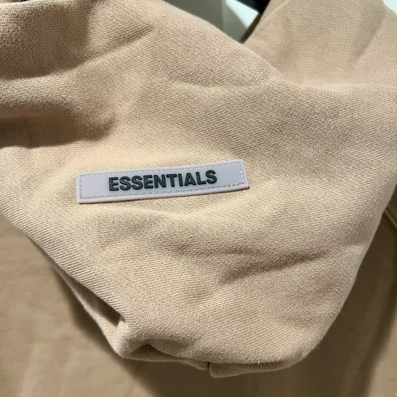 Essentials Fear Of God Hoodie, Khaki- Men’s Medium NWOT Rare - Picture 6 of 7